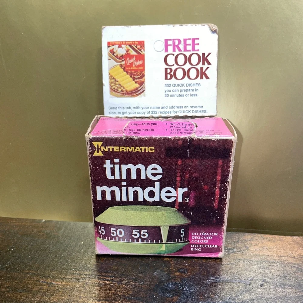 Vintage Intermatic Time Minder Time Keeper‎ Country Side White 1 Hour Setting